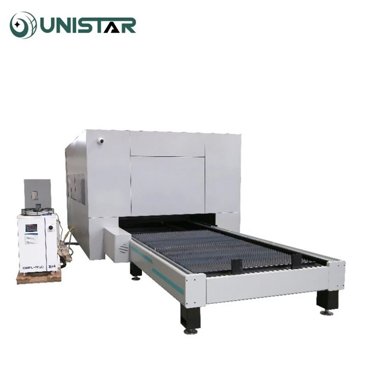 Full Cover Fiber Laser Metal Sheet Cutting Machine
