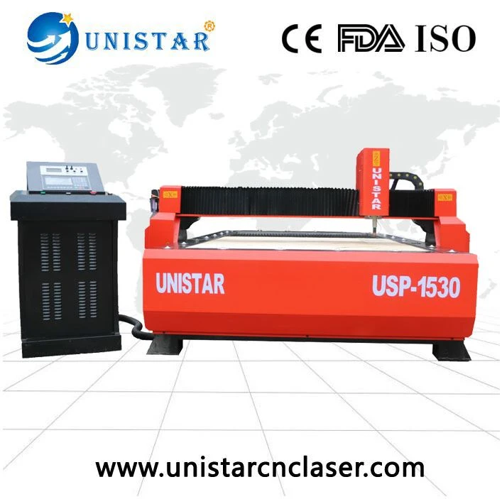 CNC Plasma And Flame Cutter With Drilling Head 1530 Metal Cutting Machine